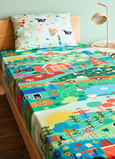Jogo de Cama Infantil Duo - Fazendinha